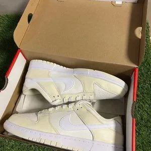 Nike | Shoes | Nike Dunk Low Coconut Milk White Sail Dj68810  display picture 3